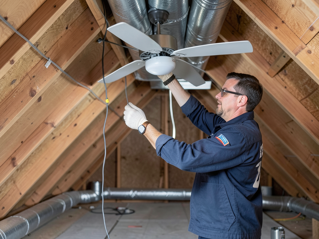 Can a whole house fan replace your ac during a mil